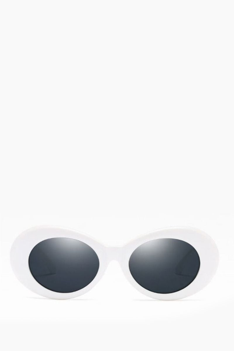 Bílé sluneční brýle Melanie
