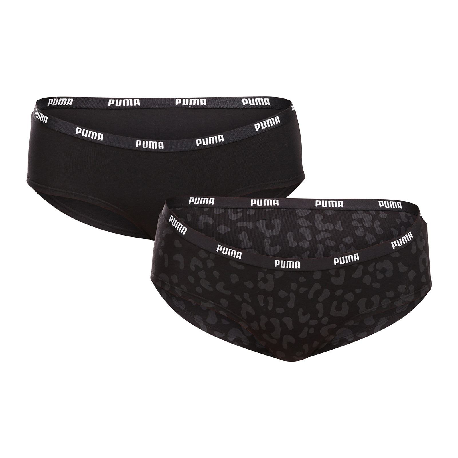 2PACK dámské kalhotky Puma černé (701226222 001) L