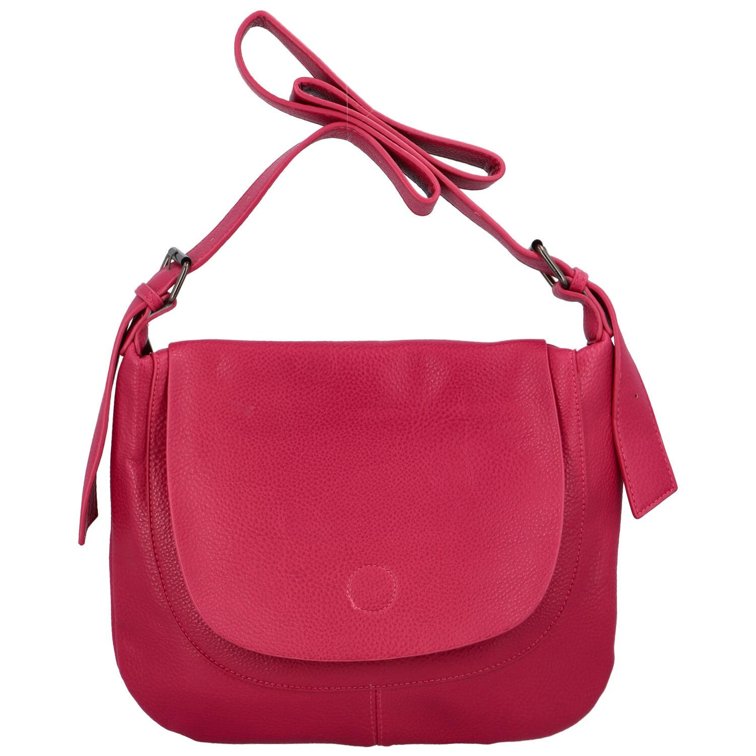 Dámská crossbody kabelka fuchsiová - Paolo bags Sisi růžová