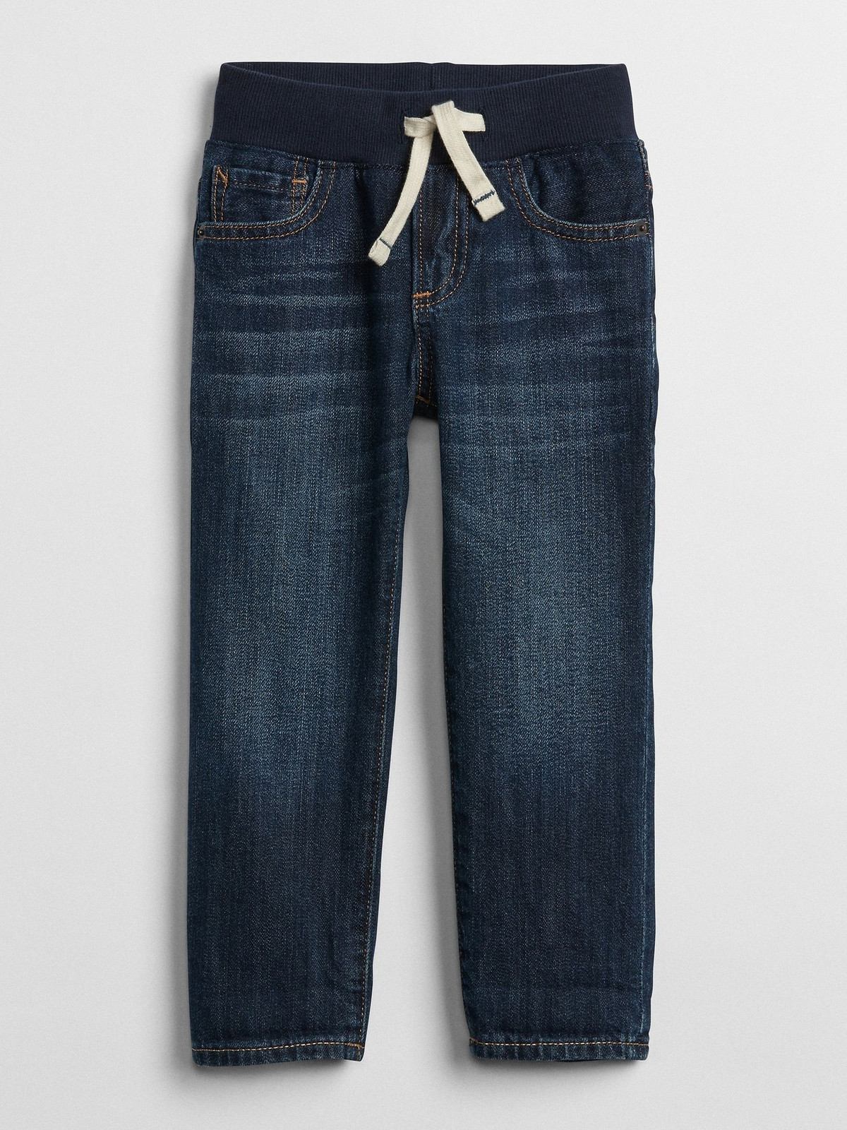 GAP Modré klučičí džíny pull-on slim jeans with Washwell