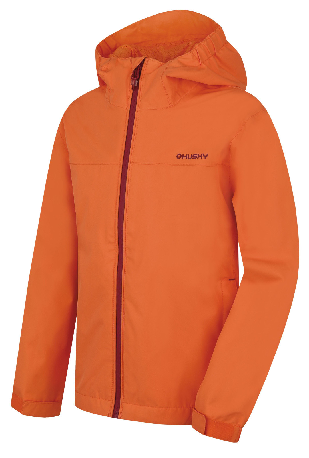 Husky Zunat K 152-158, lt. orange Dětská outdoorová bunda