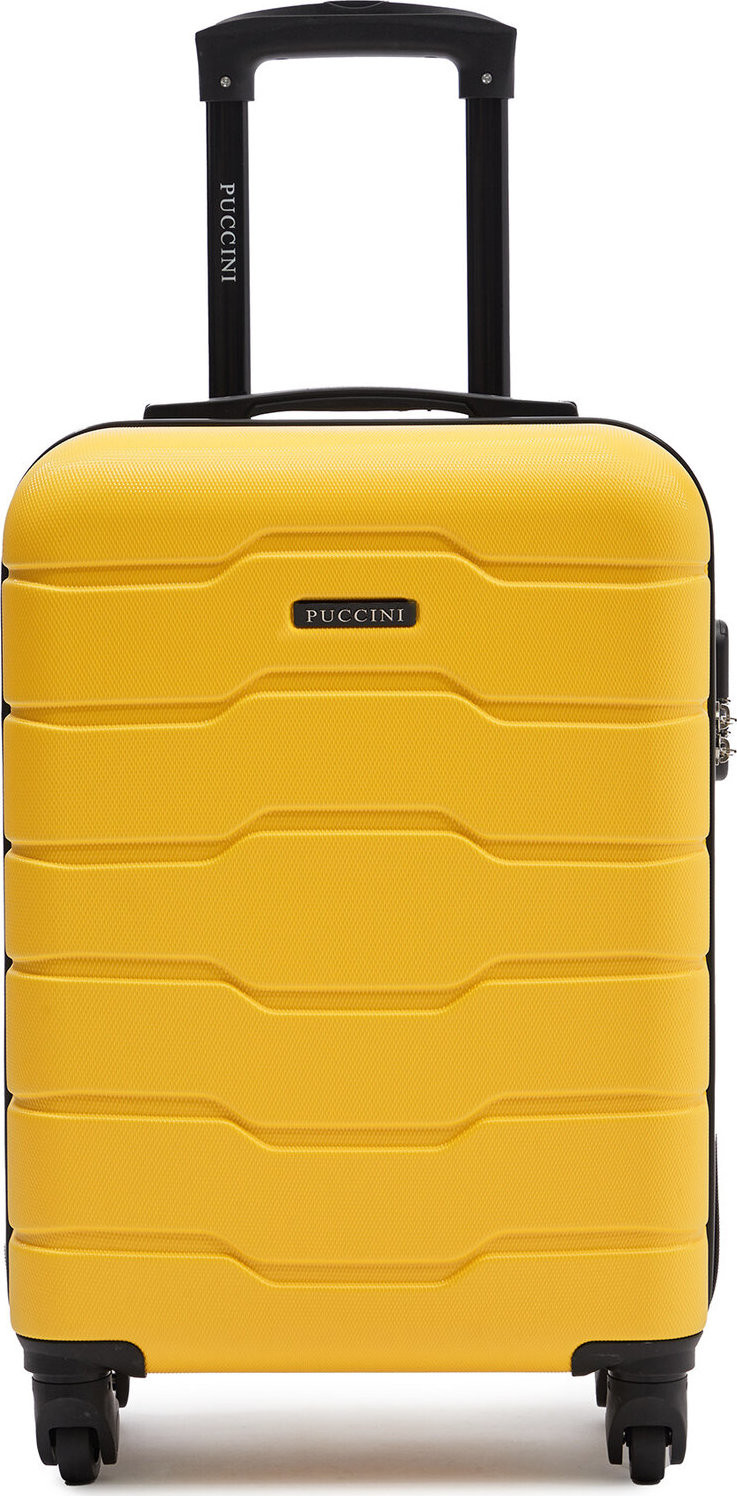 Kabinový kufr Puccini ABS024C Žlutá