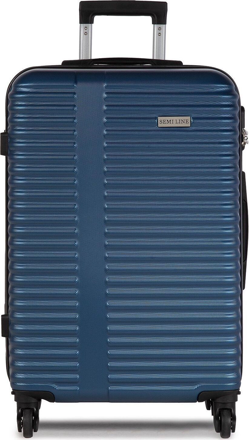 Střední kufr Semi Line T5523-4 Modrá