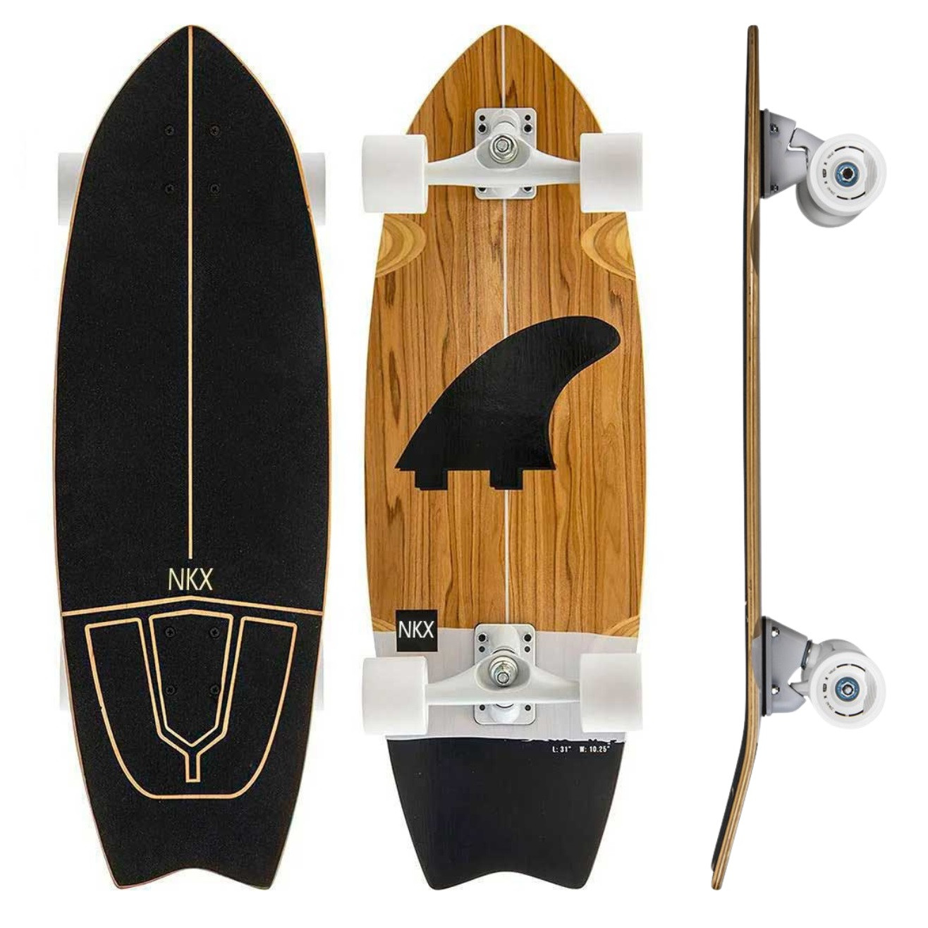 NKX surfskate Maverick olive 31