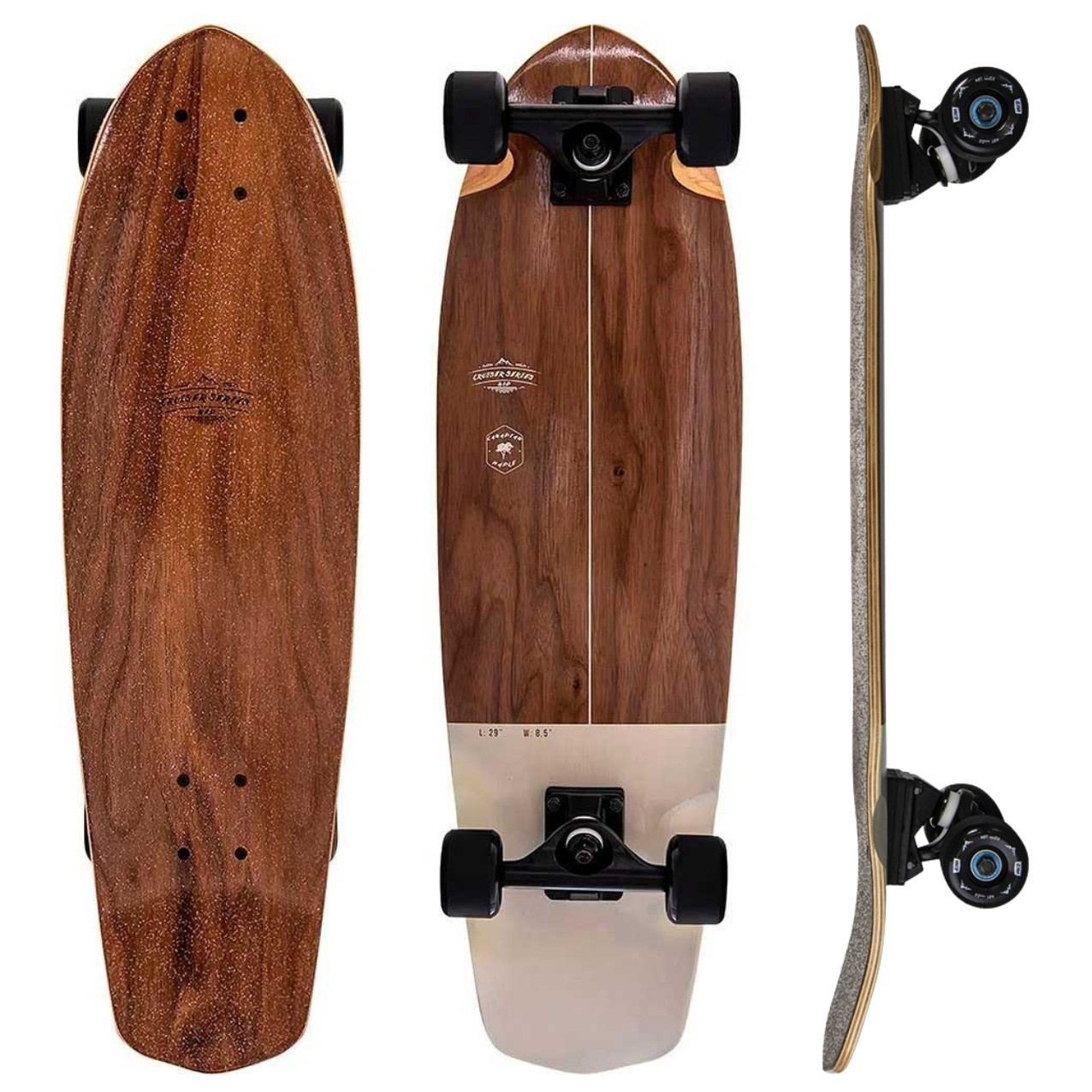 NKX Classic Mini Cruiser longboard Dark/Grey 29