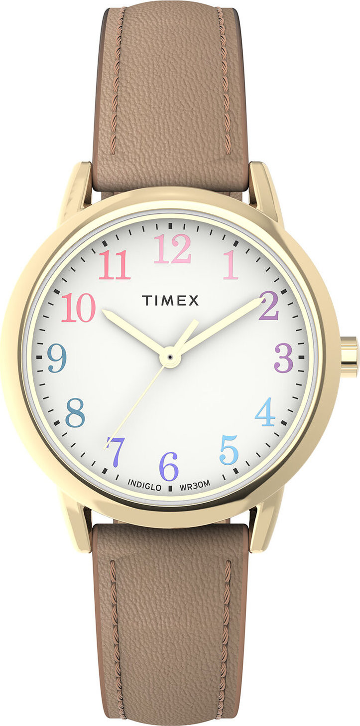 Hodinky Timex Easy Reader Classic TIMEX-TW2W32400 Béžová