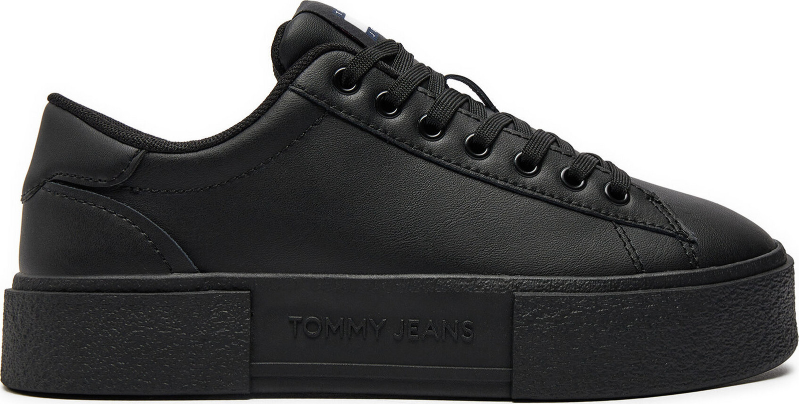 Sneakersy Tommy Jeans Foxing Flatform Sneaker EN0EN02567 Černá