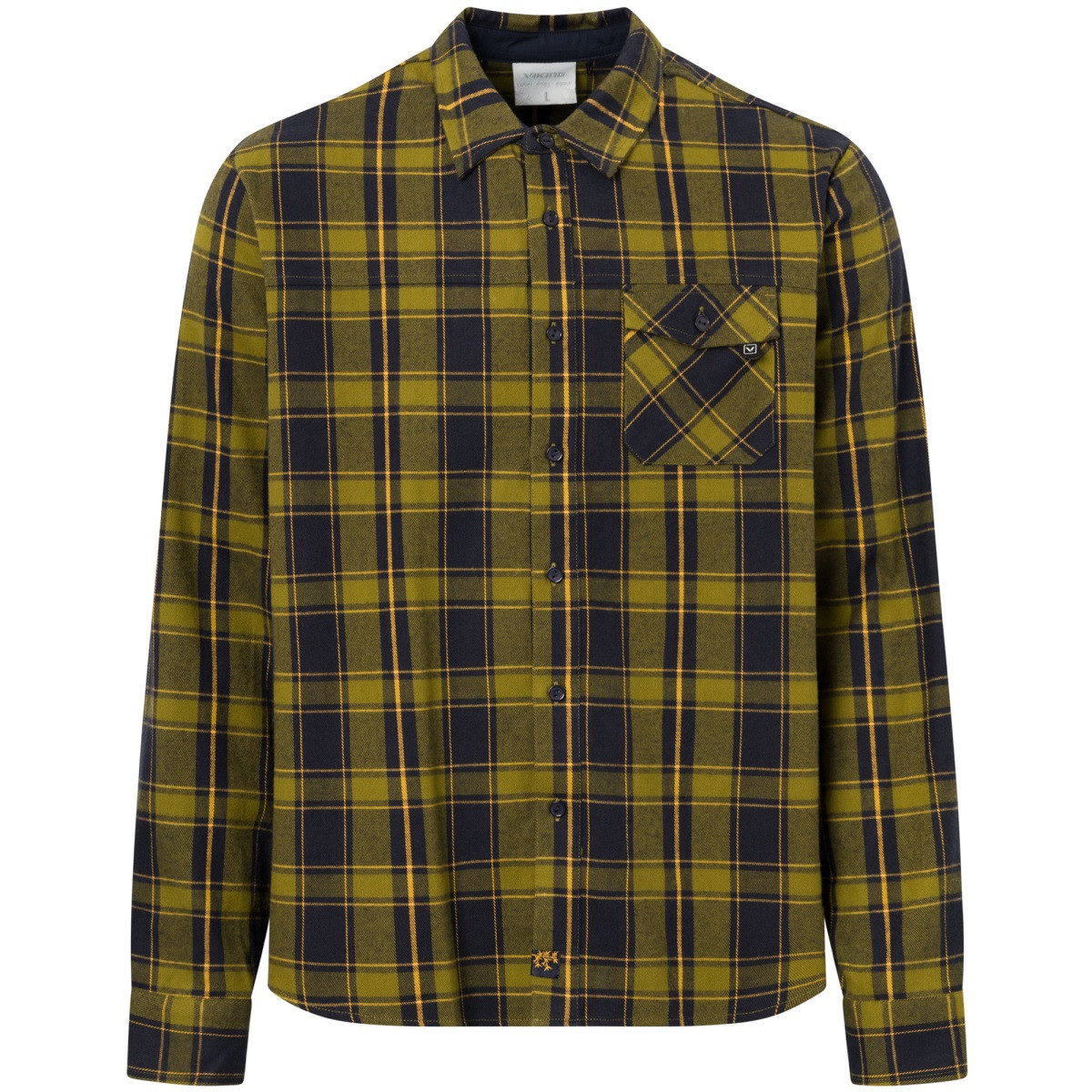 Pánská košile z bambusu viking  shamrock tmavě modrá/oranžová s