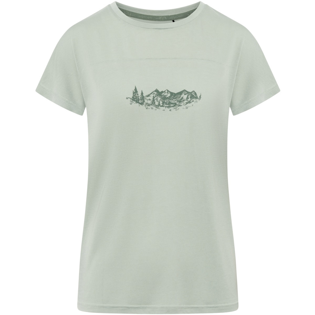 Dámské tričko z bambusu viking likelo zelená s