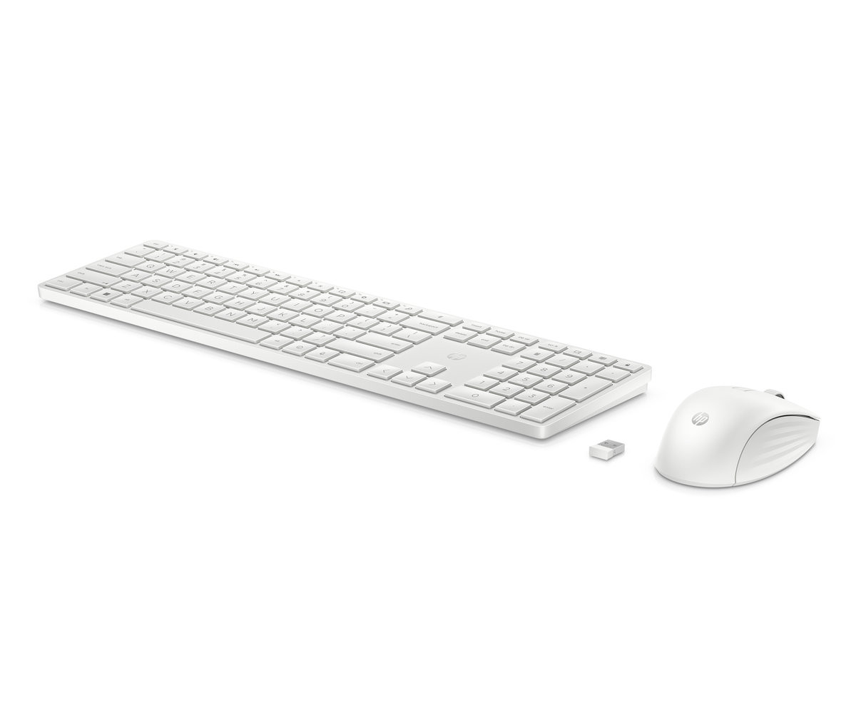 Bezdrátová klávesnice a myš HP 655 - bílá (860P8AA#BCM)