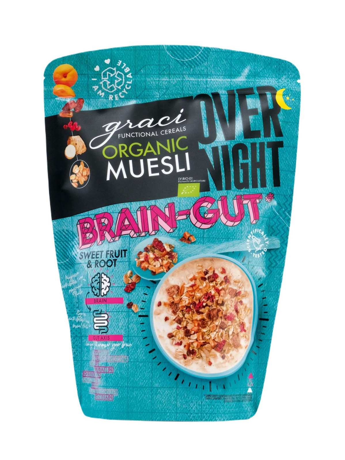 Graci Müsli Brain-gut sweet fruit and root BIO 350 g