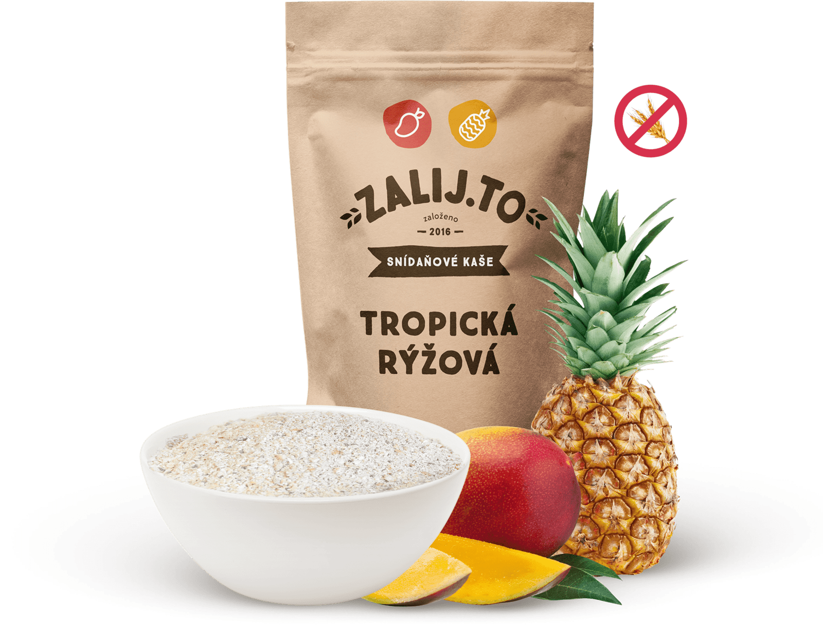 Zalij.To Rýžová Tropická kaše bezlepková 500 g