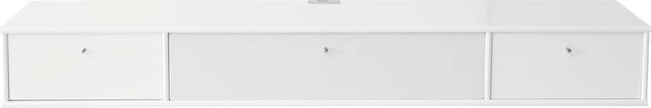 Bílý TV stolek 176x22 cm Mistral – Hammel Furniture