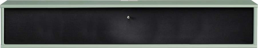 Světle zeleno-černý TV stolek 133x22 cm Mistral – Hammel Furniture