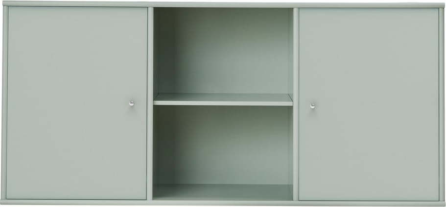 Světle zelená nízká závěsná komoda 133x61 cm Mistral – Hammel Furniture
