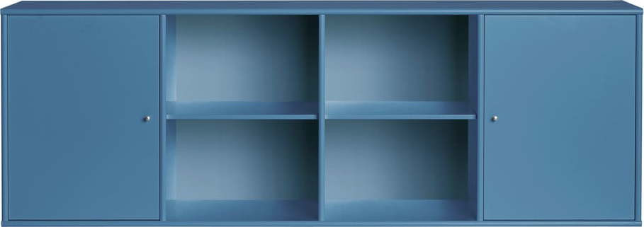 Modrá nízká závěsná komoda 176x61 cm Mistral – Hammel Furniture