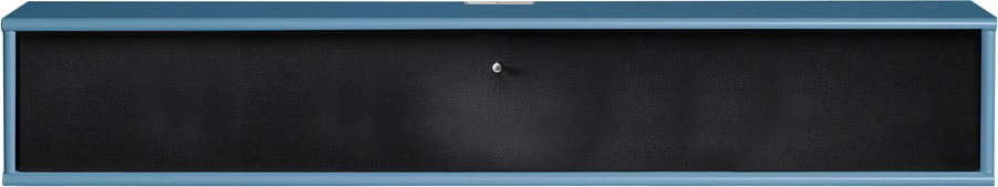 Černo-modrý TV stolek 133x22 cm Mistral – Hammel Furniture