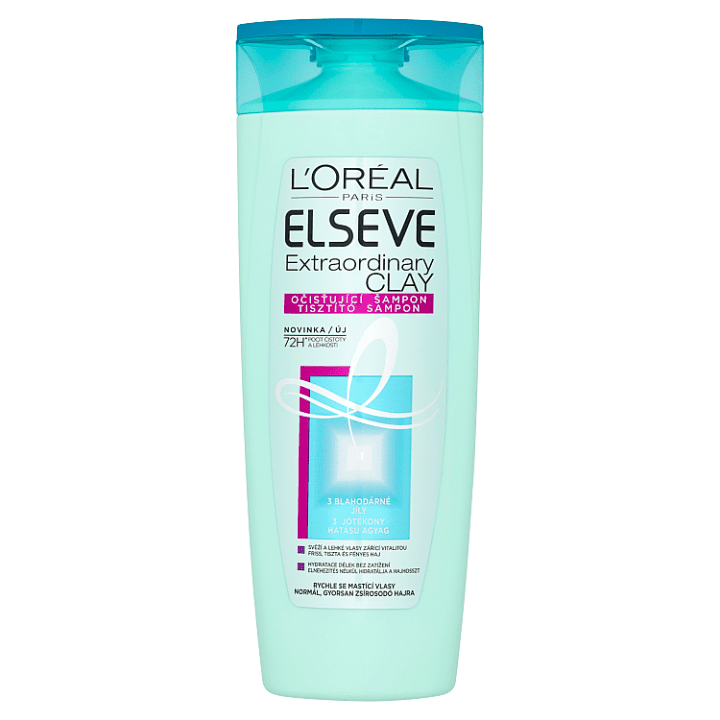 L'Oréal Paris Elseve Extraordinary Clay očisťující šampon 400ml