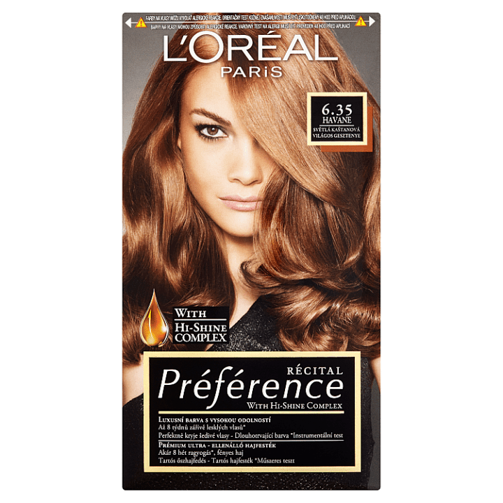 L'Oréal Paris Récital Préférence Havane světlá kaštanová 6.35/A3