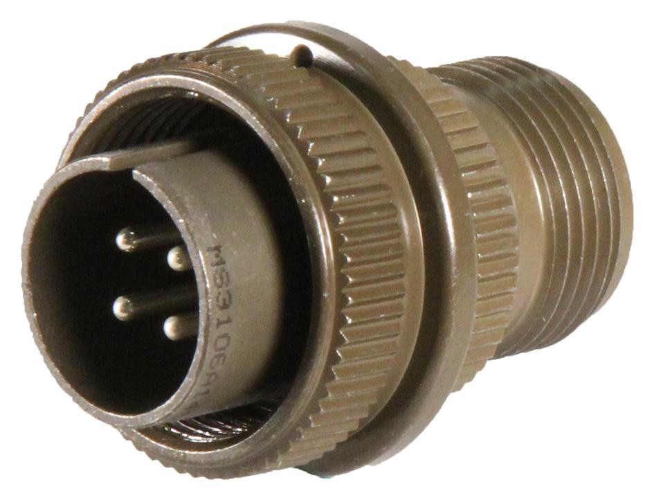 Amphenol Industrial Ms3106A14S-2P. Circular Connector Plug Size 14S, 4 Position, Cable