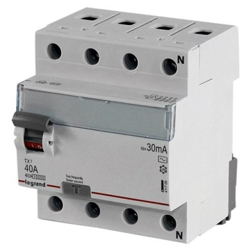 Proudový chránič Legrand TX3 4P 40A 30mA AC 411708