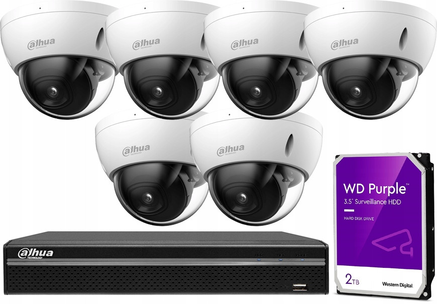 Ip monitoring Dahua 4MPx 6 Kamer Wizsense IPC-HDBW2441E-S IK10 Aplikace