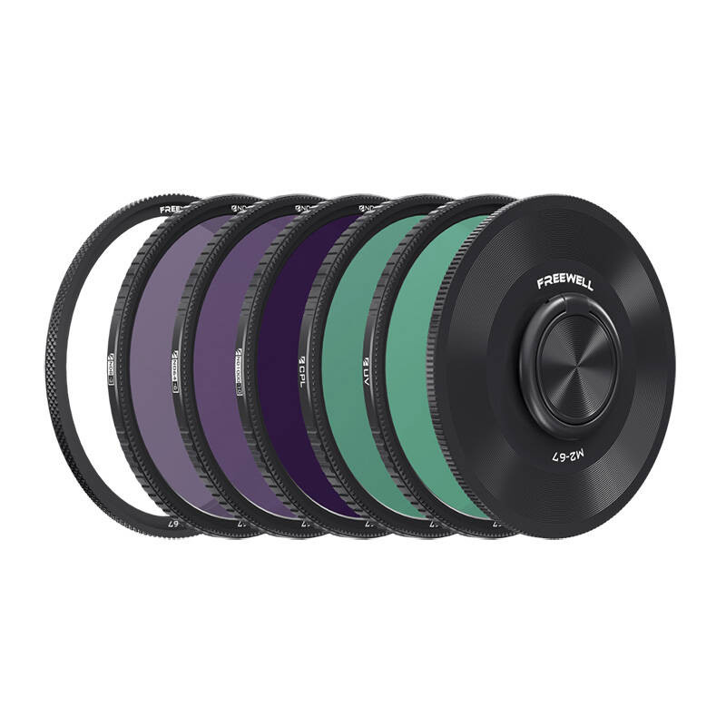 Freewell Série M2 Sada Magnetických Filtrů ND8 ND64 ND1000 Cpl Uv 67MM