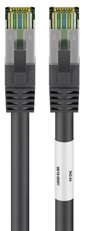 Síťový kabel Lan RJ45 S/ftp Cat 6A surový Cat 8.1 15m