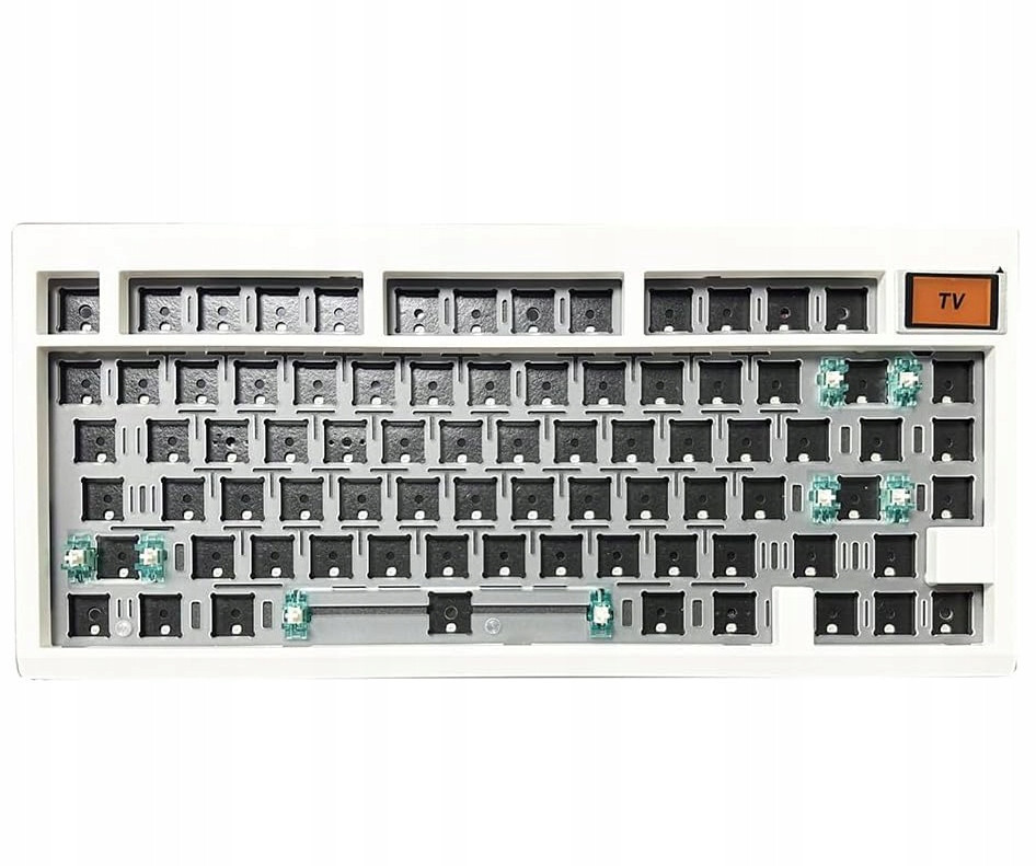 Mechanická klávesnice White GMK81 80% Diy Kit Hotswap Rgb Wireless 2.4 Ghz