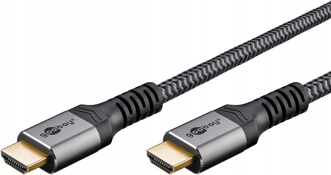 Kabel Hdmi vysoká přenosová rychlost Ethernet Sharkskin Grey 10m