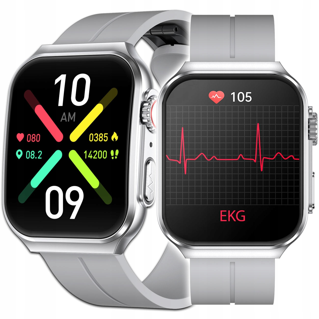 Chytré Hodinky Kardiowatch Pro Seniora Ekg Glukóza Tlak Hrv Bmi Tepová Frekvence Pl