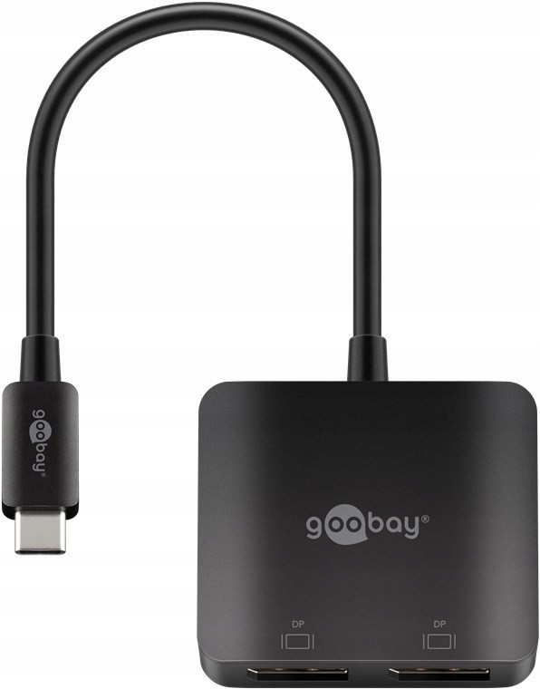 Adaptér adaptér Usb-c na 2x DisplayPort