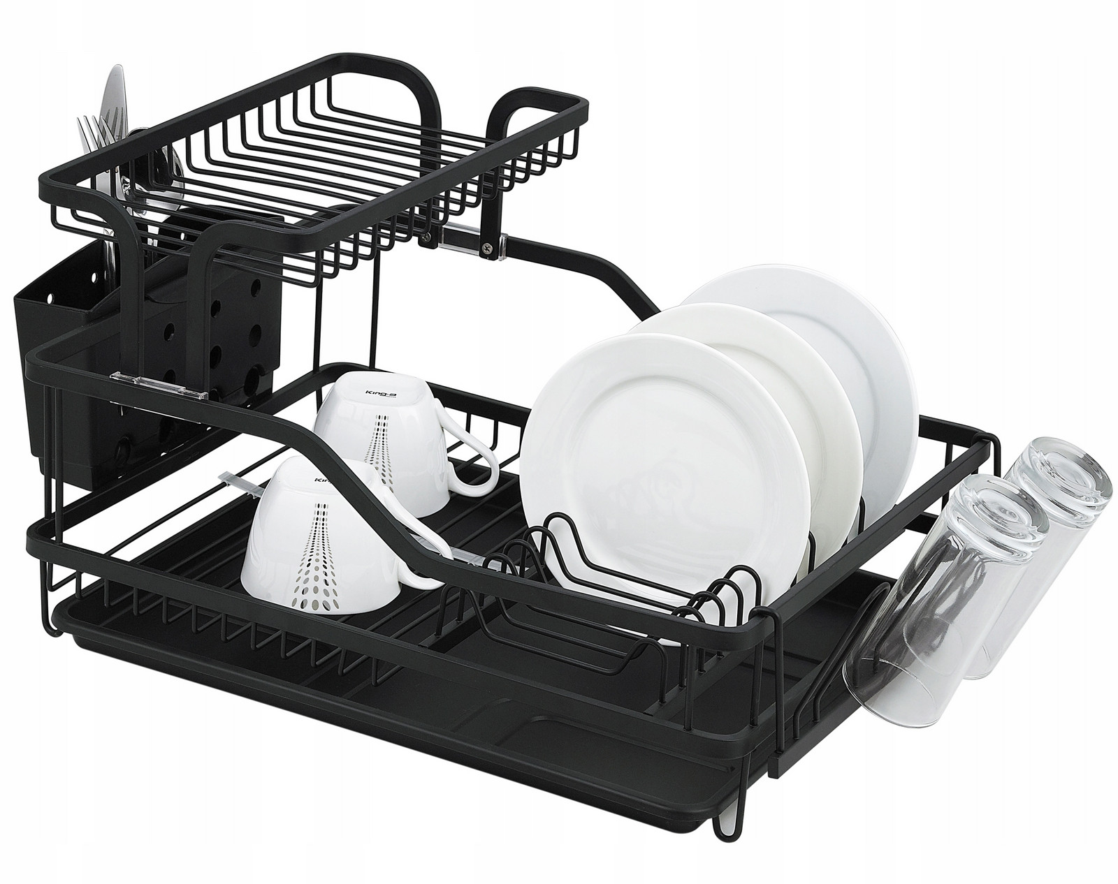 Odkapávač Na Nádobí Odkapávač na příbory s tácem Kamille