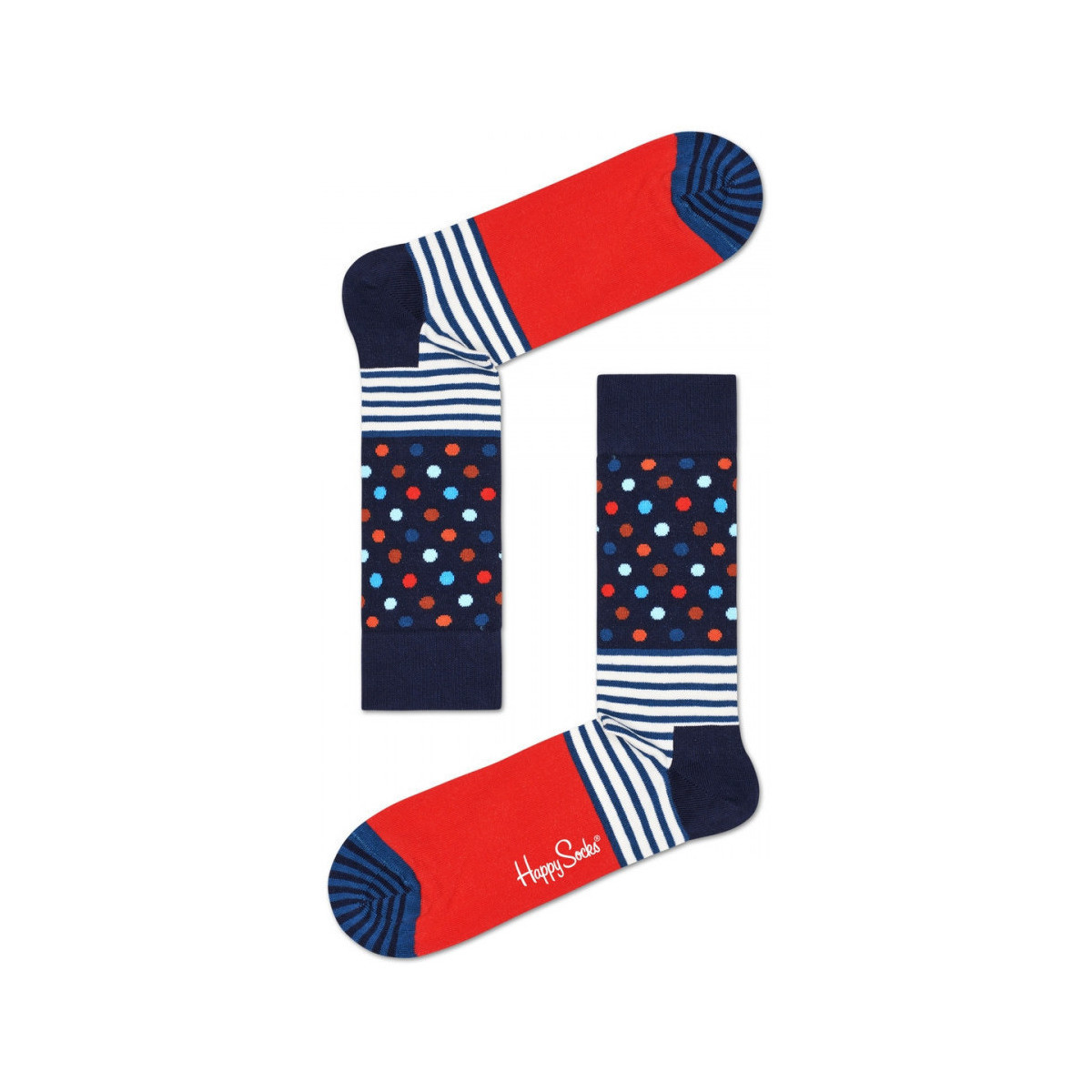 Happy socks  Stripes and dots sock  ruznobarevne