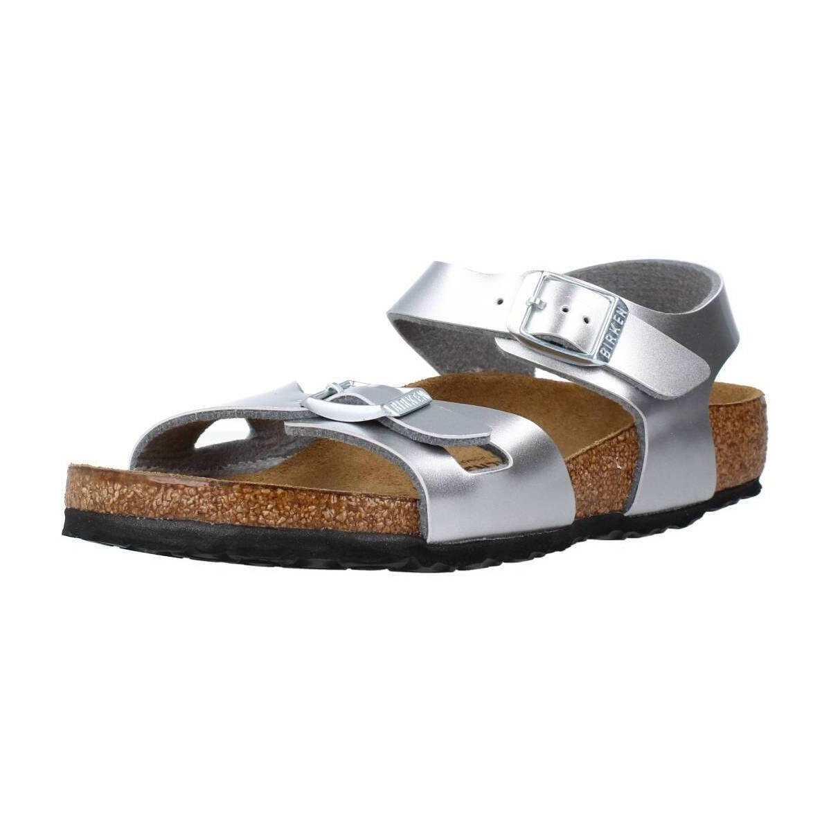 Birkenstock  RIO KIDS BF ELECTRIC  Stříbrná