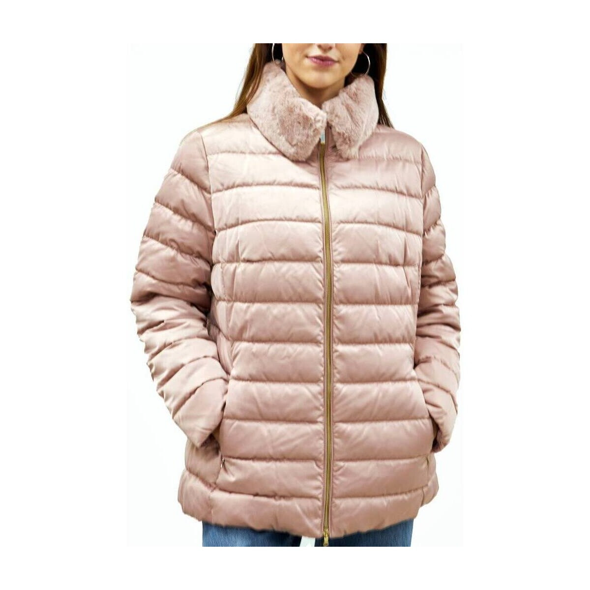 Geox  W BETTANIE MID JKT  Růžová