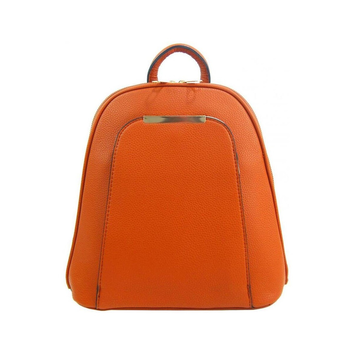 Jessica Bags  Elegantní menší dámský batůžek / kabelka oranžová  ruznobarevne