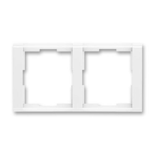 ABB Time dvojrámeček bílá/bílá 3901F-A00120 03 vodorovný