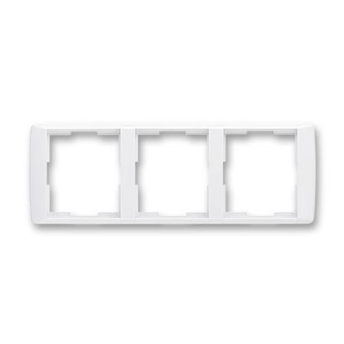 ABB Element® Rámeček pro elektroinstalační přístroje, trojnásobný vodorovný, bílá / bílá (3901E-A00130 03)
