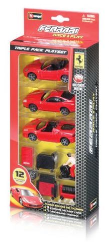 Auto Bburago 10cm 3ks Ferrari