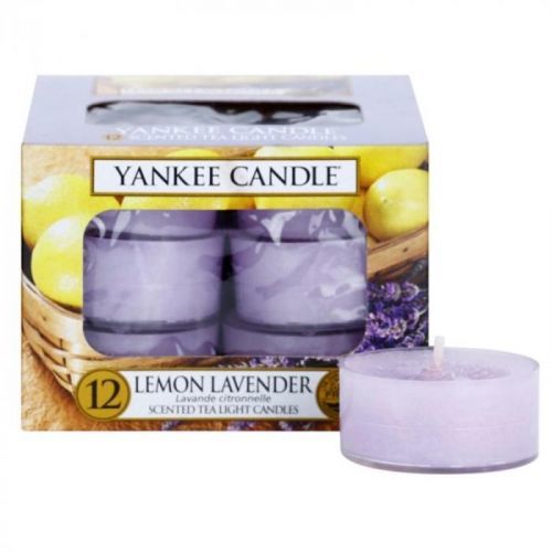Yankee Candle Lemon Lavender čajová svíčka 12 x 9,8 g
