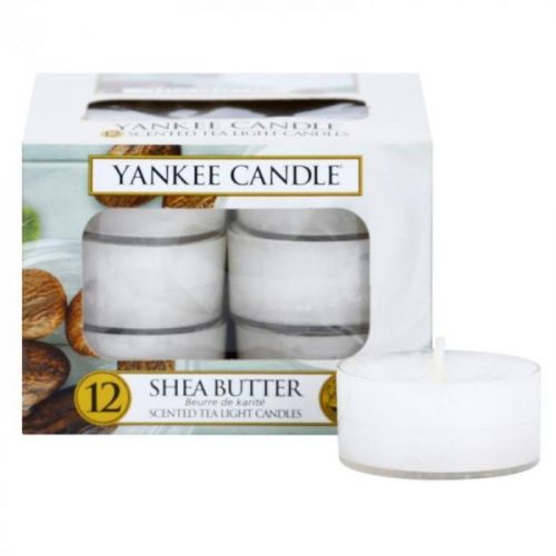 Yankee Candle Shea Butter čajová svíčka 12 x 9,8 g