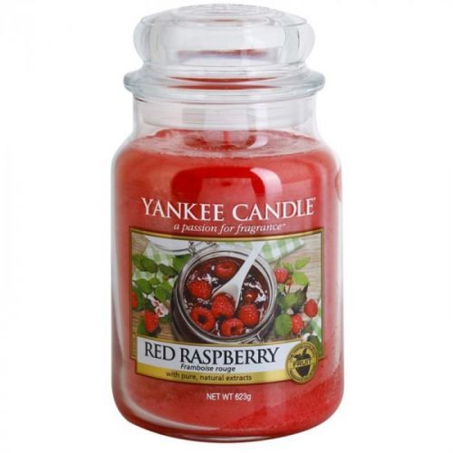 Yankee Candle Red Raspberry vonná svíčka 411 g Classic střední
