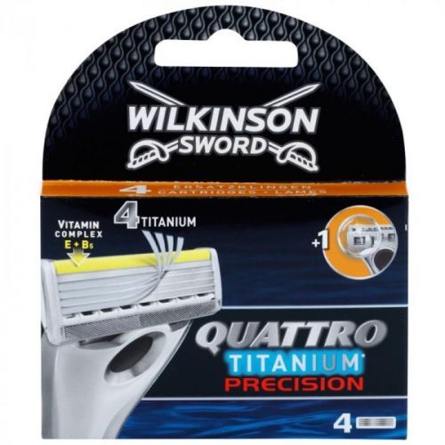 Wilkinson Sword Quattro Titanium Precision náhradní břity 4 ks 1 Ks