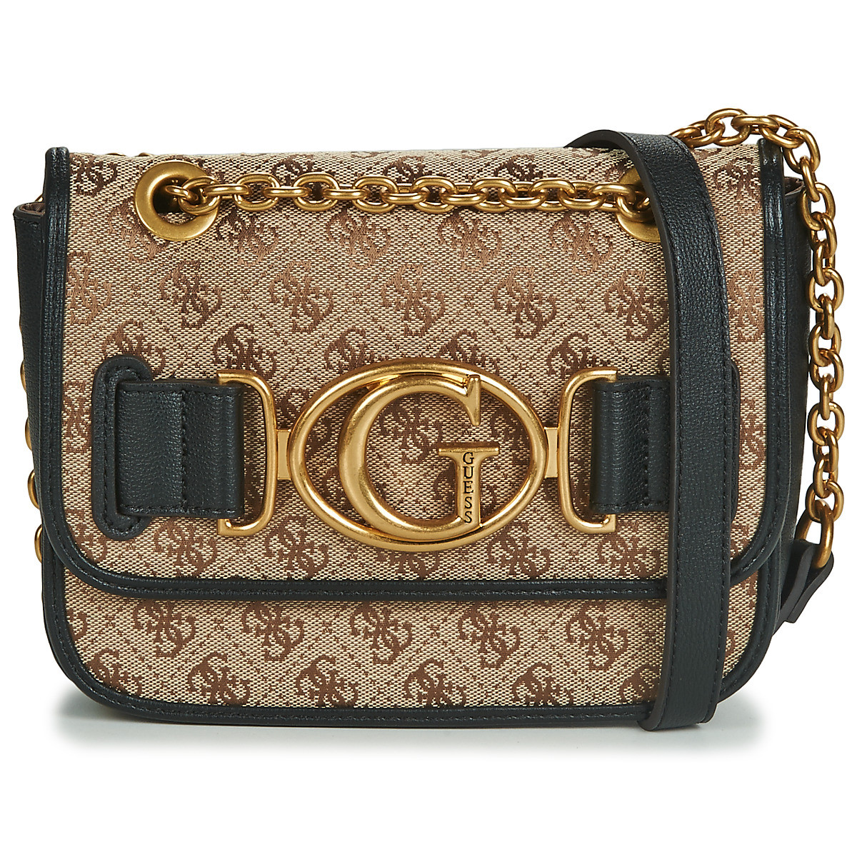 Guess  AILEEN CROSSBODY FLAP  Černá