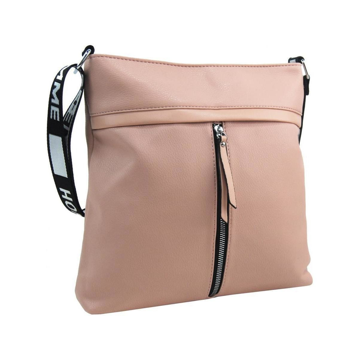 Rosy Bag  Dámská crossbody kabelka NH8164 růžová  Růžová