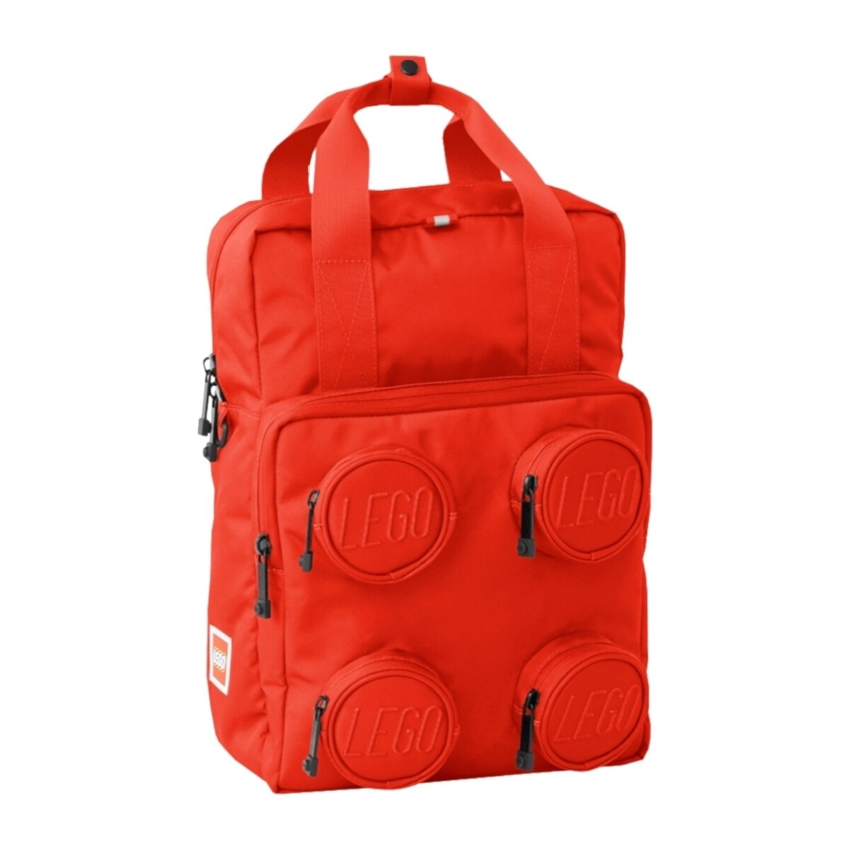 Lego  Brick 2x2 Backpack  Červená