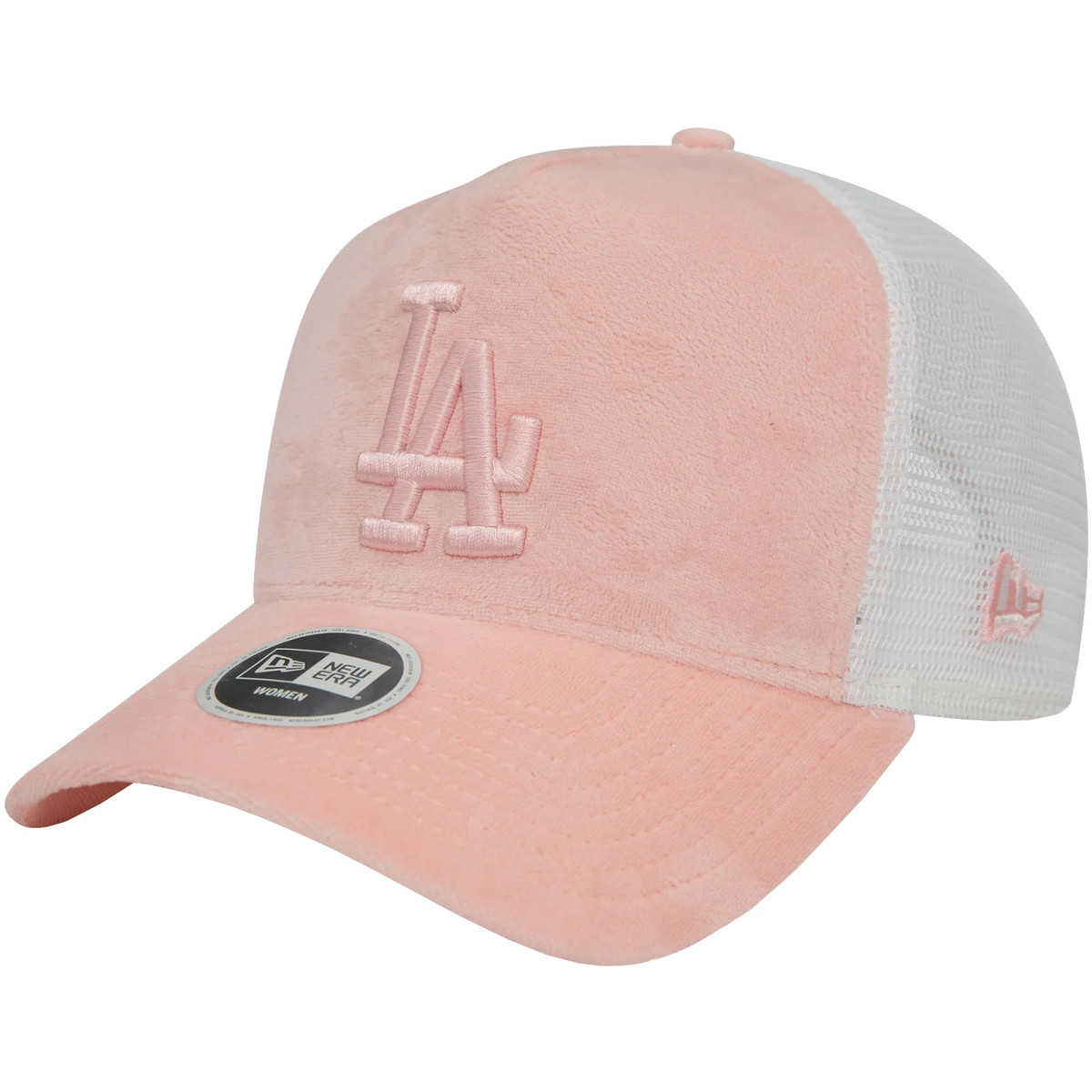 New-Era  Wmns LA Dodgers Velour Trucker Cap  Růžová