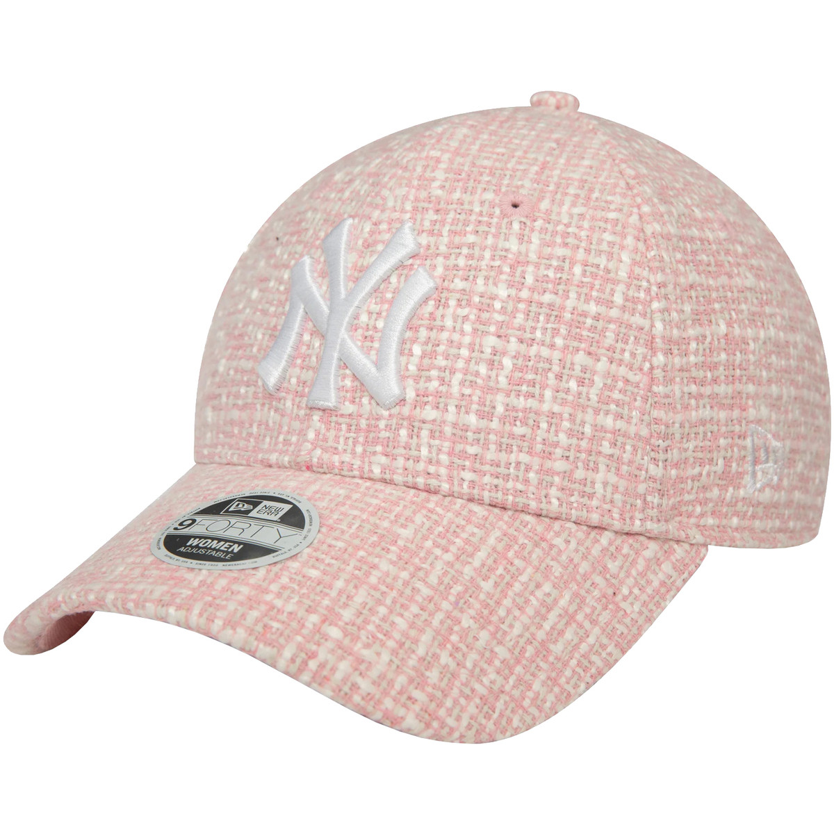 New-Era  Wmns Summer Tweed 9FORTY New York Yankees Cap  Růžová