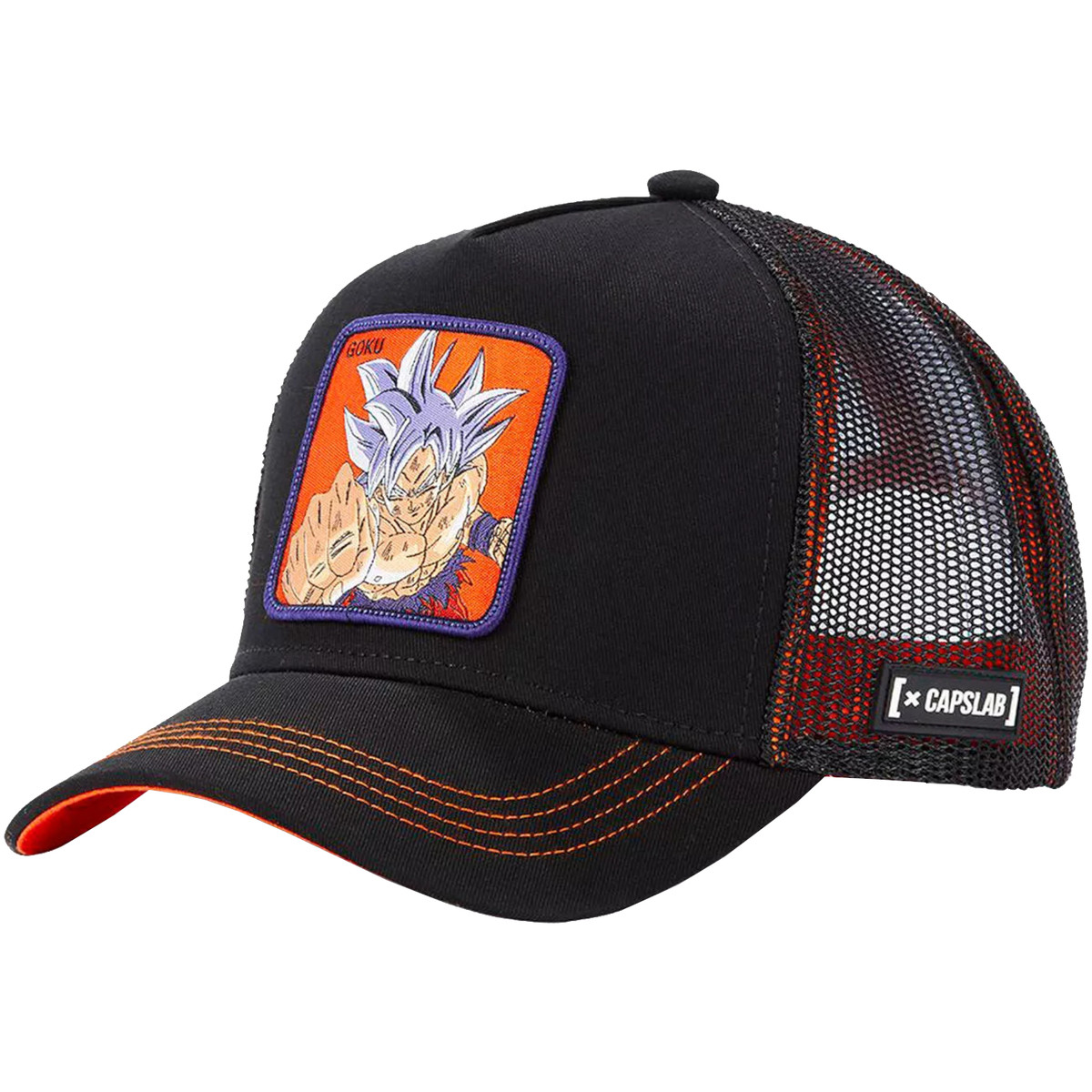 Capslab  Dragon Ball Super Goku Trucker Cap  Černá